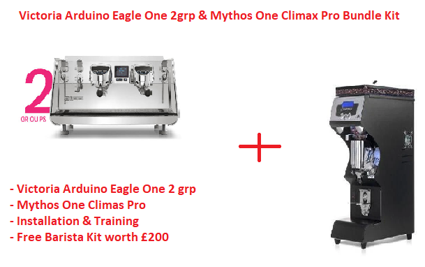 Victoria Arduino Eagle One 2grp & Mythos One Climax Pro Bundle - Coffee  Omega UK Ltd